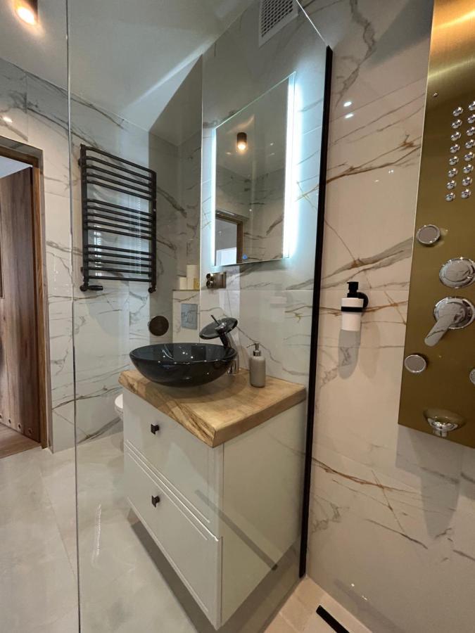 Apartament Z Widokiem Na Gdansk I Zatoke Free & Priv Parking Kültér fotó