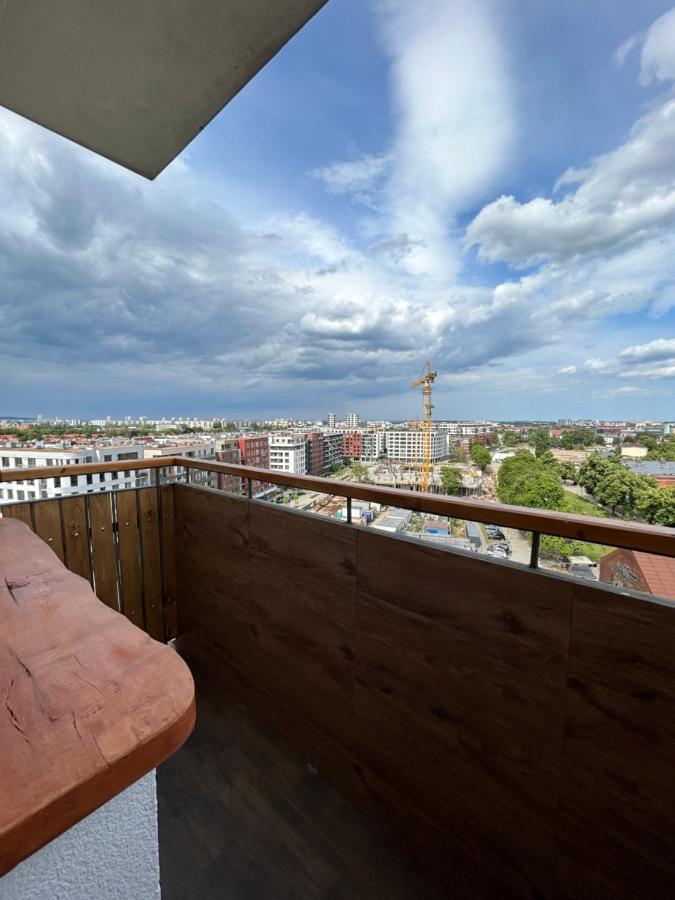 Apartament Z Widokiem Na Gdansk I Zatoke Free & Priv Parking Kültér fotó
